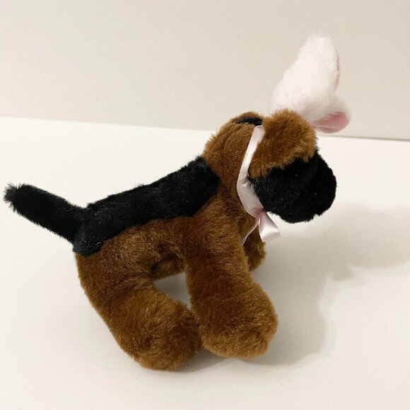 Ganz Soft Spots 4 Inch Easter Puppy Dog Schnitzel Bunny Ears Animal Plush - Picture 6 of 13